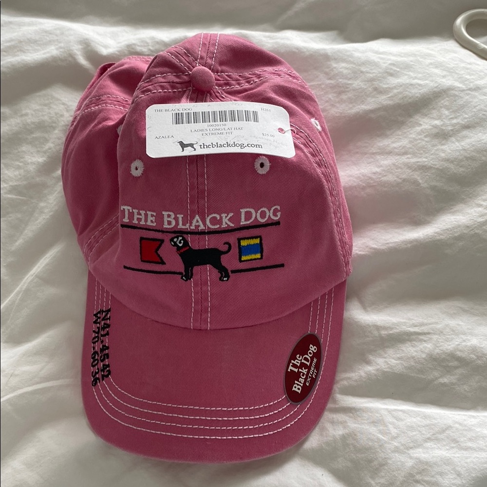 The Black Dog Pink Hat